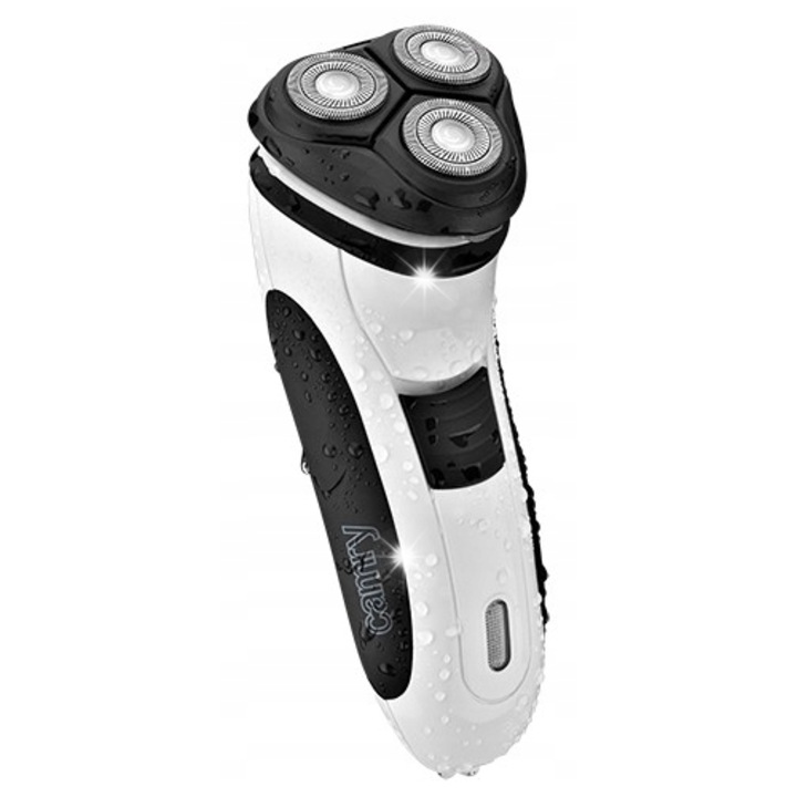 Aparat de ras electric Camry, model 83,46 CR 2915, 3 capete mobile, acumulator si retea, 15.5x7.5x21cm
