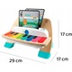 Pian Hape Baby Einstein Magic Touch, 3 melodii, din lemn, 12m+
