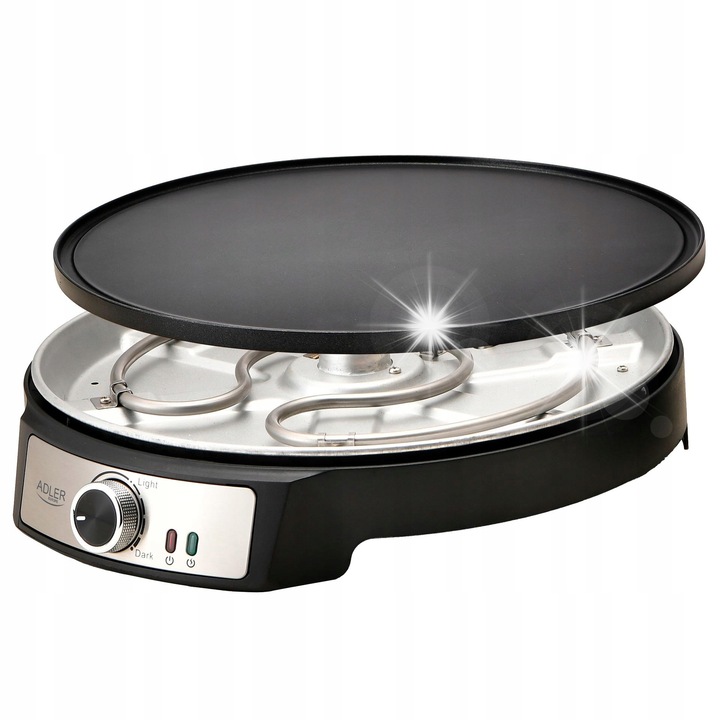 Adler Palacsintasütő Kétoldalas 2az1-ben 1600W, többszínű, XXXL