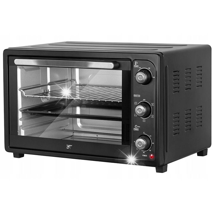 Cuptor electric CASO TO 20, 20L, 1500W, argintiu, multifunctional, timer 120 minute
