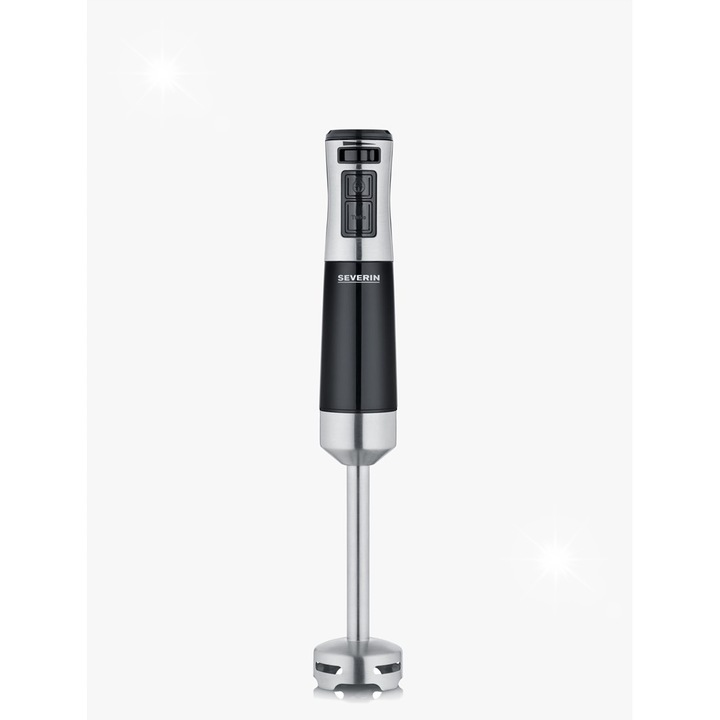 Blender Severin SM 3707, 600W, 1,5L, negru, cu functie de zdrobire a ghetii