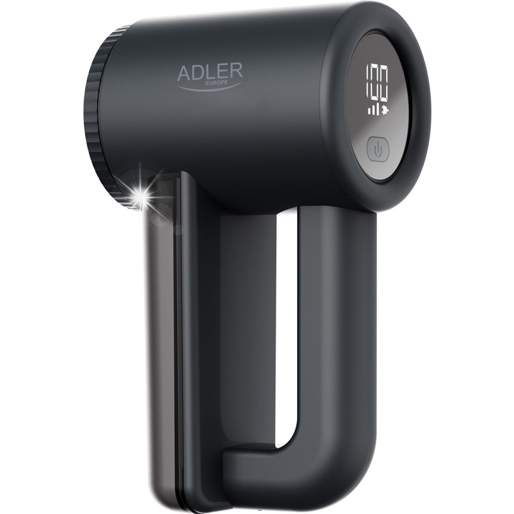 Aparat de indepartat scame Adler AD 9617, 3 viteze, negru, 18x11x7,5cm