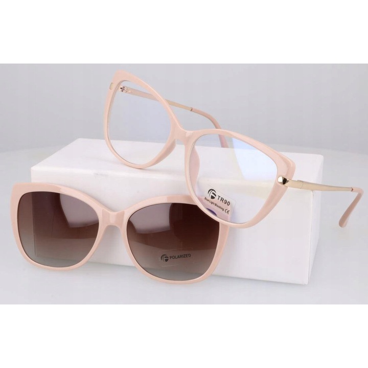 Ochelari calculator dama, Stylion, Plastic/Metal, UV400, Roz
