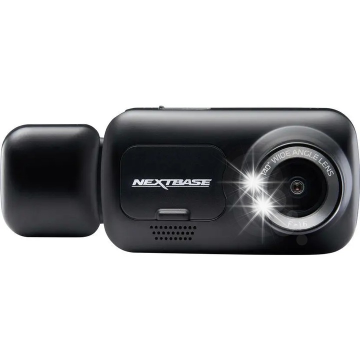 Камера за кола DVR Nextbase 222X, комплект със задна камера, 1080p HD, черна