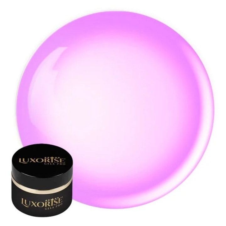 Gel Constructie RevoFlex GlassStyle LUXORISE, 15ml - Cotton Carnival