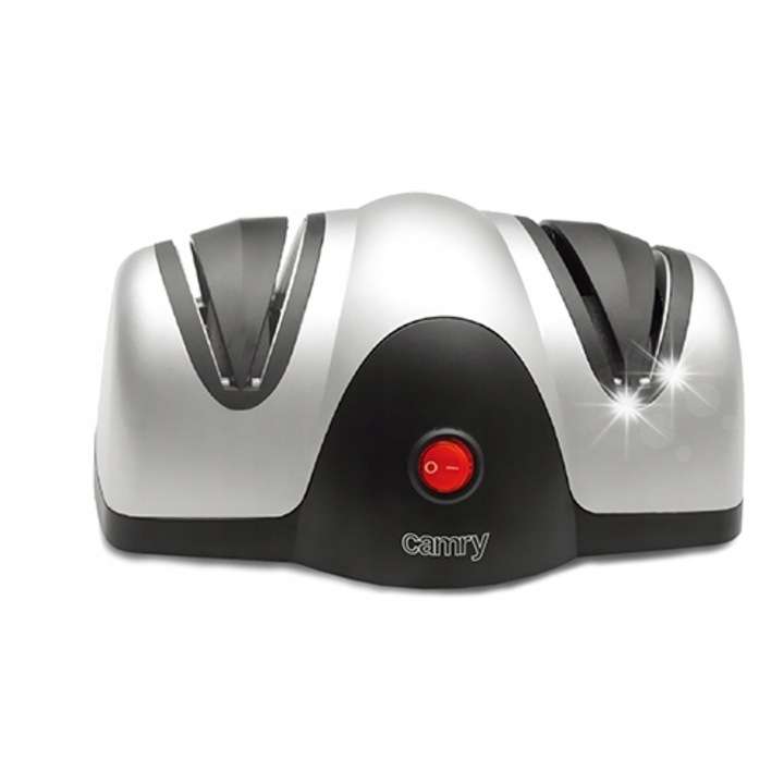 Camry CR 4469 elektromos késélező, 40W, dupla élezőrendszer, csúszásmentes markolat