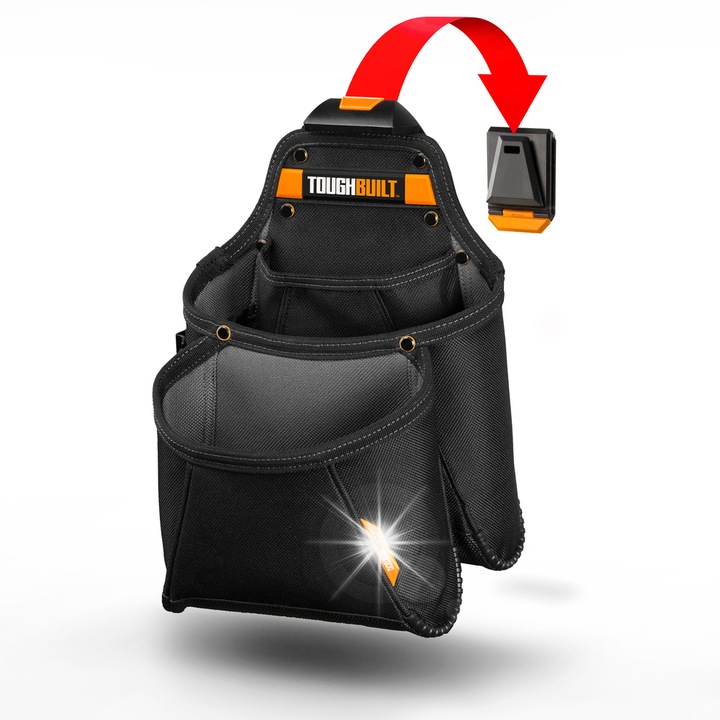 ToughBuilt TB-CT-03 szerszámrendszerező, nagy kapacitású, 350x190x390mm, ClipTech rendszerrel, 1kg