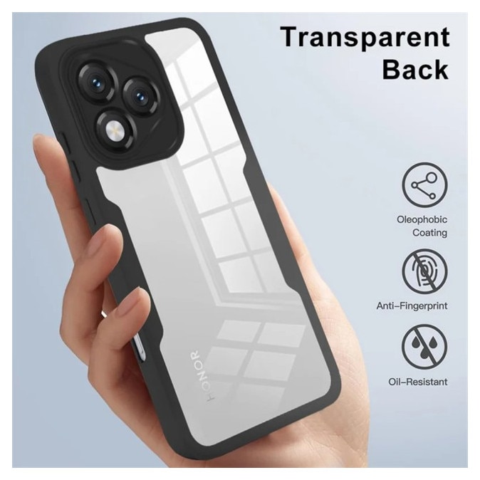 Husa Upzz® ColorVerse 360 + Screen Protector Compatibila Cu Honor X5c Plus - Blue