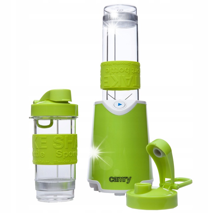 Пасатор личен Camry, 800W, 2 бутилки, зелен, 570мл и 400мл