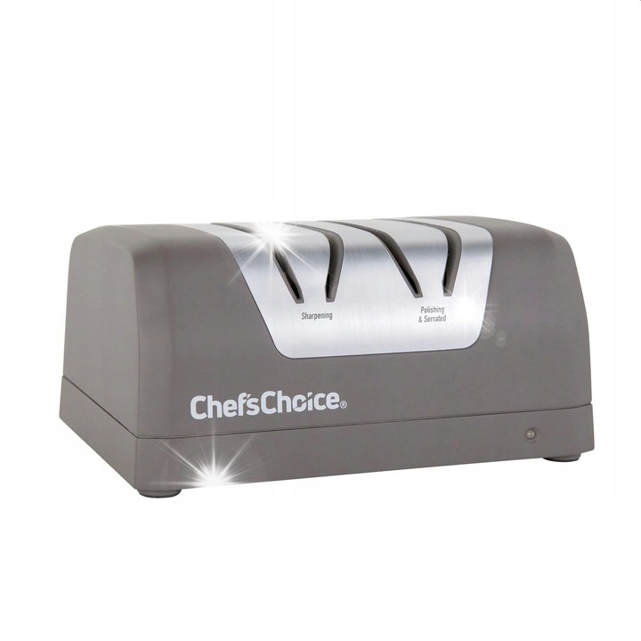 Електрическа точилка Chef's Choice DC220, компактна, с USB-C батерия, за ножове с прави и назъбени остриета
