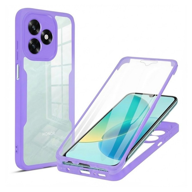 Husa Upzz® ColorVerse 360 + Screen Protector Compatibila Cu Honor X5c Plus - Purple