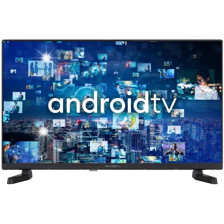LED телевизор 32 инча Smart TV Android, DVB-T2, Wi-Fi, Bluetooth, черен