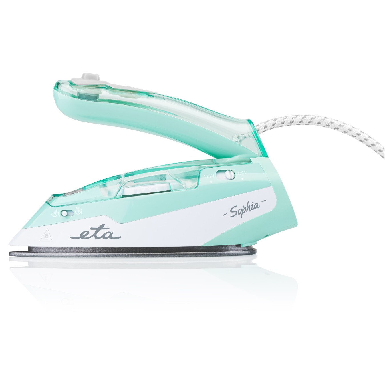 Fier de calcat turistic ETA Sophia 127190000, 1100W, ceramica, 50g/min, 80ml, 110V-240V
