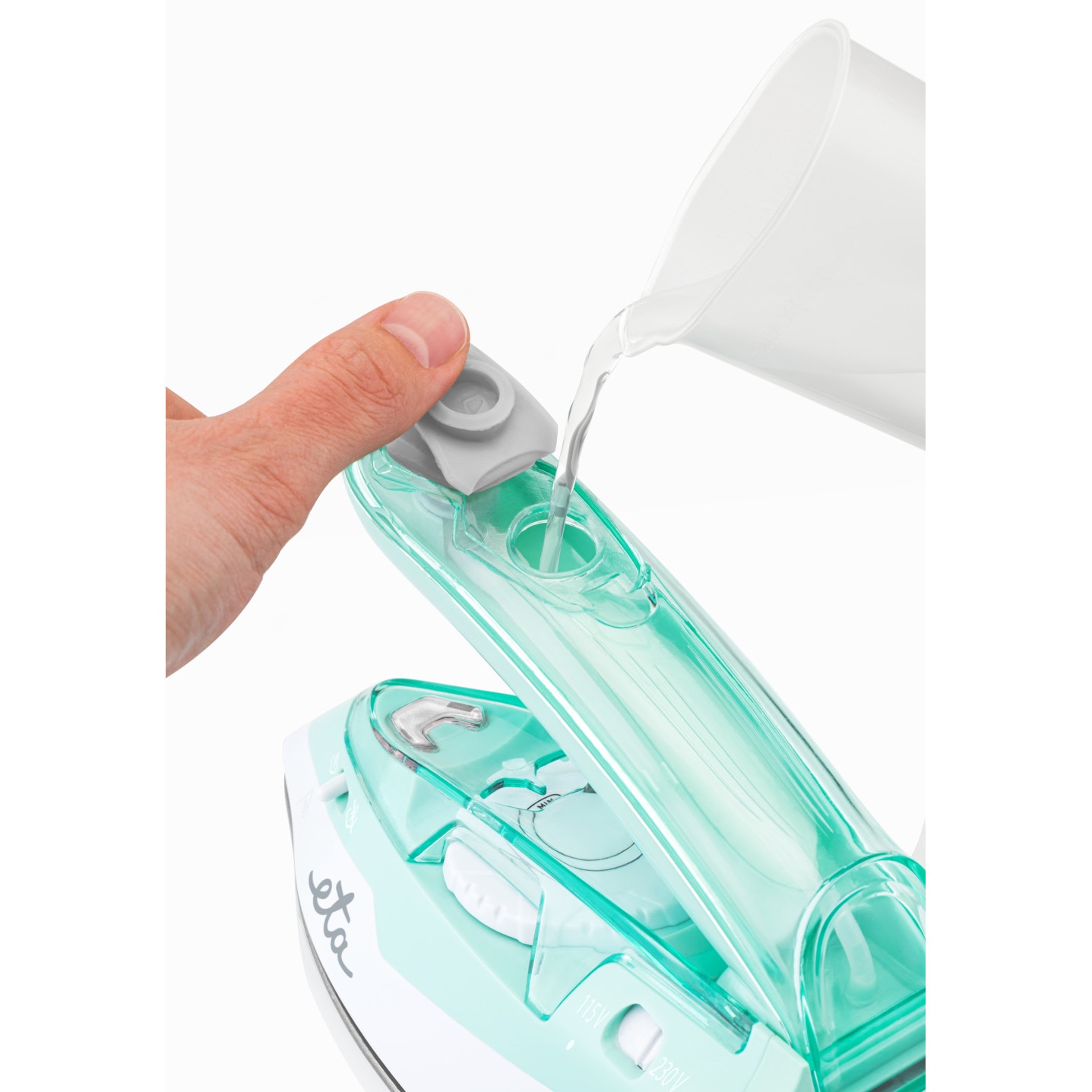 Fier de calcat turistic ETA Sophia 127190000, 1100W, ceramica, 50g/min, 80ml, 110V-240V