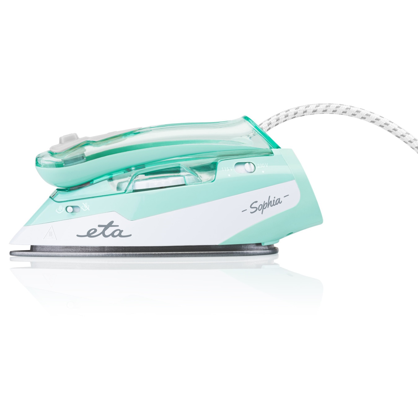 Fier de calcat turistic ETA Sophia 127190000, 1100W, ceramica, 50g/min, 80ml, 110V-240V