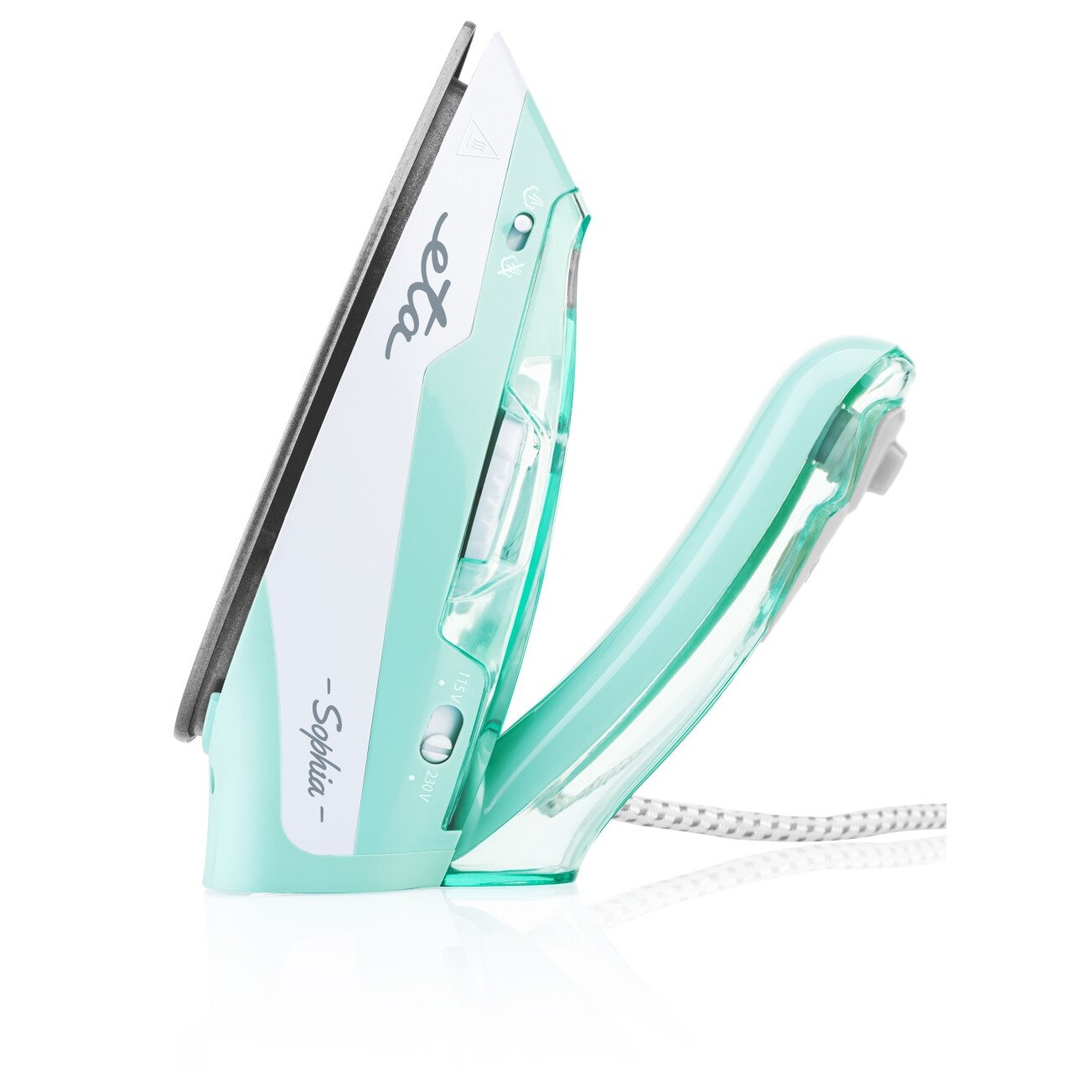 Fier de calcat turistic ETA Sophia 127190000, 1100W, ceramica, 50g/min, 80ml, 110V-240V