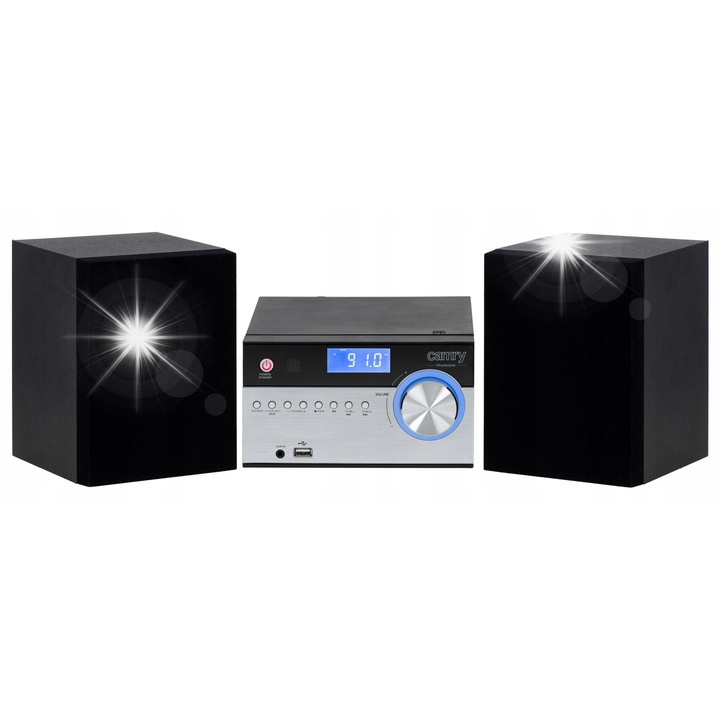 Радио Camry CR 1173, 2.0 канала, Bluetooth, USB, черно