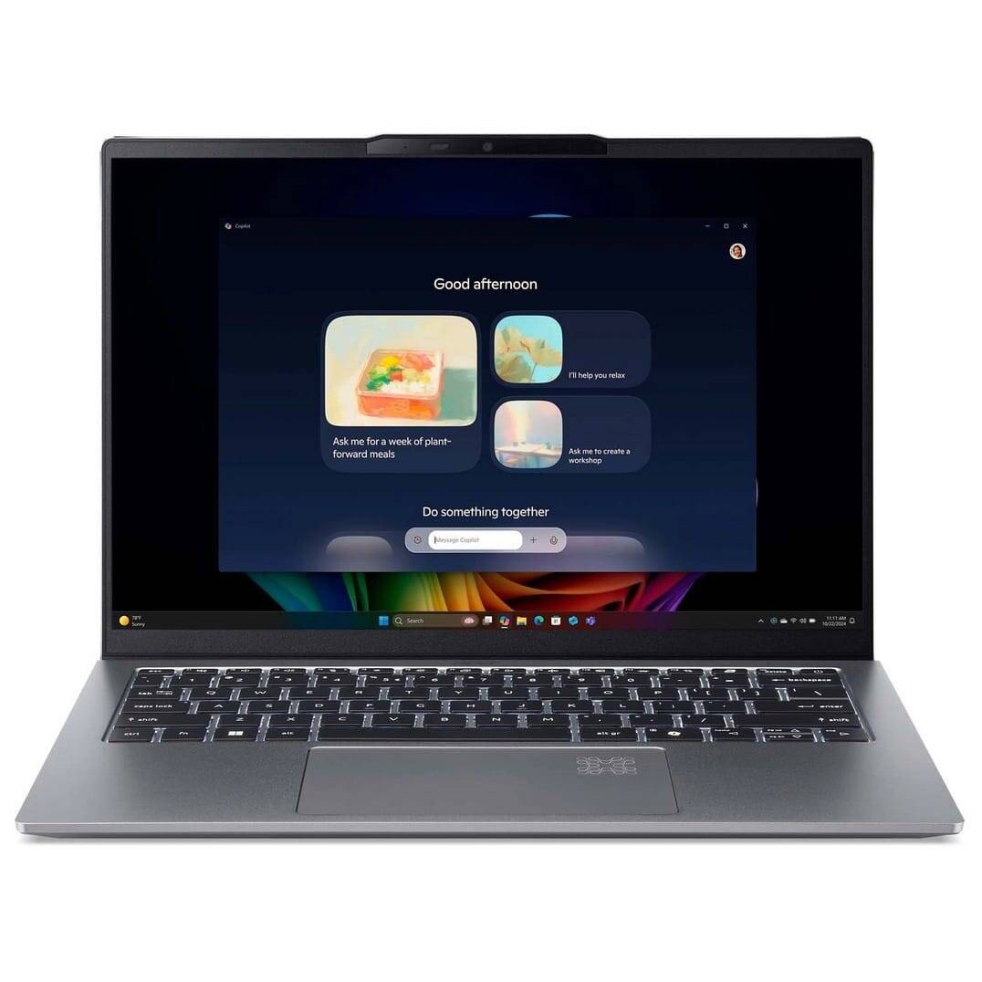 Laptop Acer Swift Go 14 AI Ryzen AI 5 340 14inch 32GB 1TB Windows 11 Home Silver