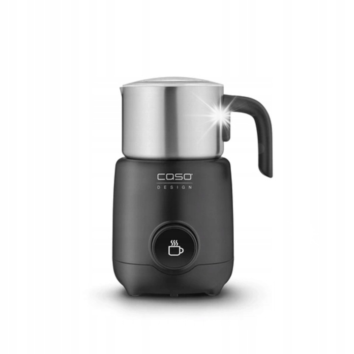 Пенообразувател за мляко CASO PremiumLatte XL, 550W, 750 мл, черен/неръждаема стомана, 9 програми