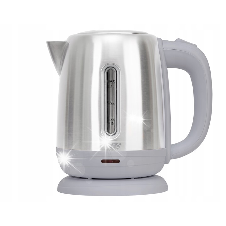Fierbator electric Lafe CEG020, 1,7L, 2200W, cu reglare temperatura, plastic, inox