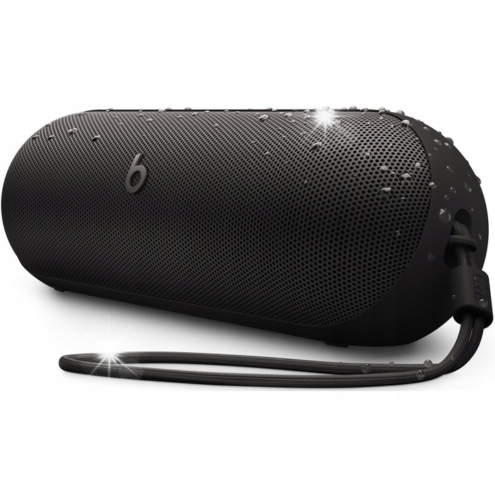 Boxa portabila Beats Pill, rezistenta la apa, Bluetooth, neagra, 21,9x7,1x7cm, 680g