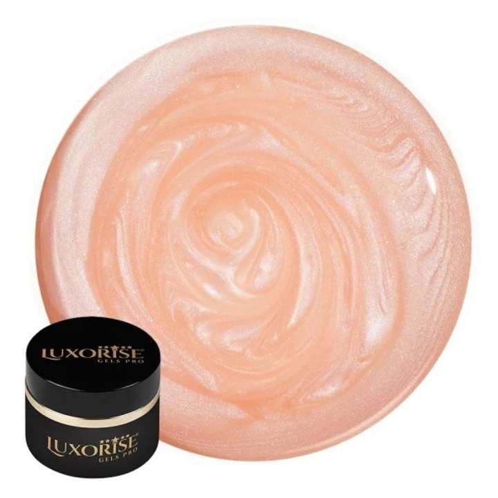 Gel UV Constructie Unghii RevoFlex Royal Pearls LUXORISE 15ml, Golden Muse