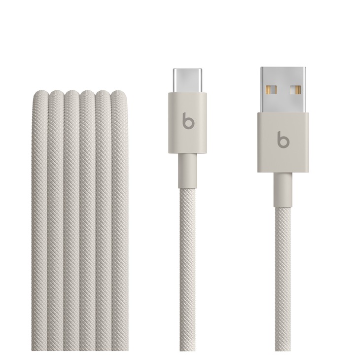 Apple Beats MDGJ4 adatkábel, USB-A – USB-C, 1.5 m Bézs