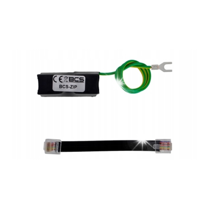 Ethernet túlfeszültség-védelmi modul, BCS-ZIP, 20x48x16mm