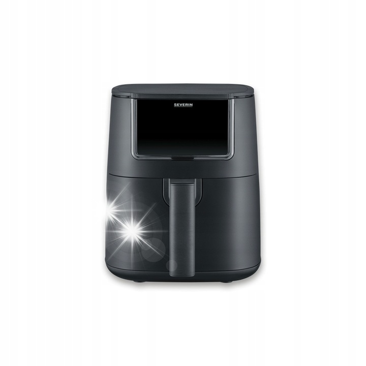 Severin FR 2461 olajsütő, 4 liter, 1300 W, fekete, 8 program