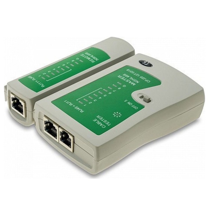 Tester Andowl Q314 cablu de retea RJ11 RJ45 25mA