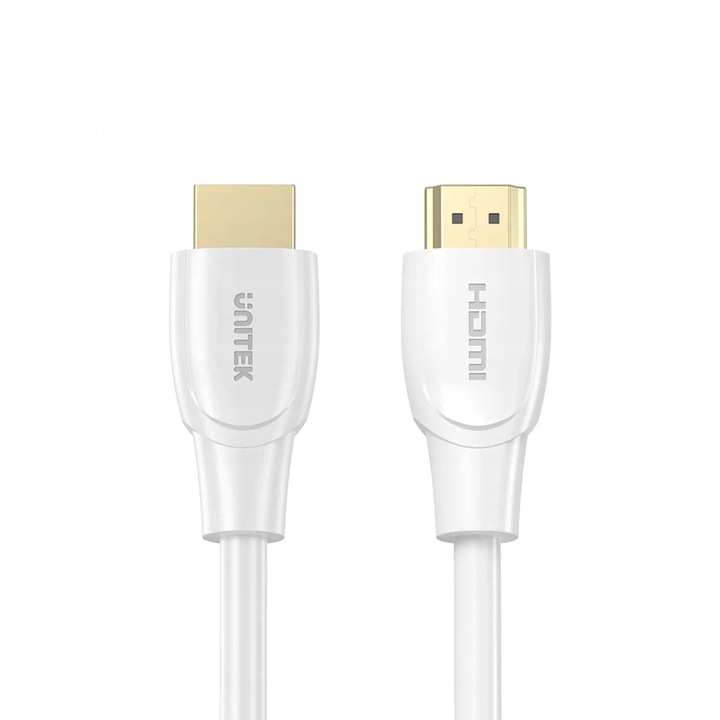 HDMI 4K кабел Unitek, 10м, бял, 18 Gbps