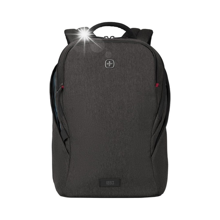 Wenger MX Light laptop hátizsák, 16", szürke, 310x440x200mm, 21l