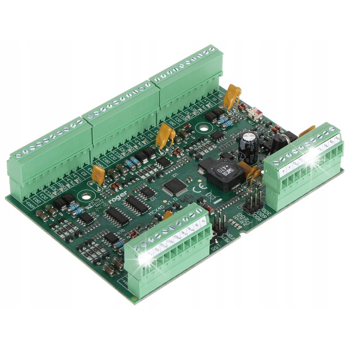 MCX4D beléptető bővítő, Roger, 4 bemenet/kimenet, 13.8 VDC, 115x86x45mm