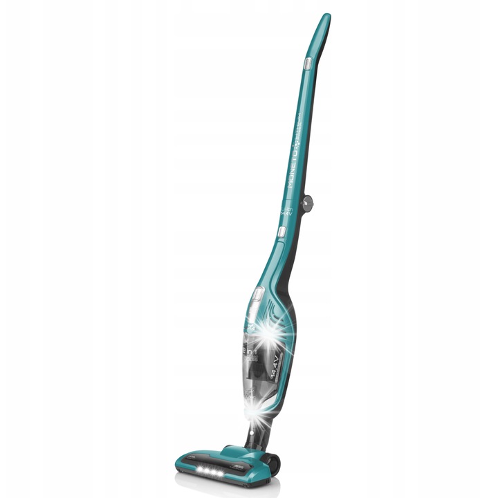 Вертикална прахосмукачка ETA Moneto II, 2 в 1, циклонна система, HEPA филтър, 0,55л, 40 мин. автономна работа, бял