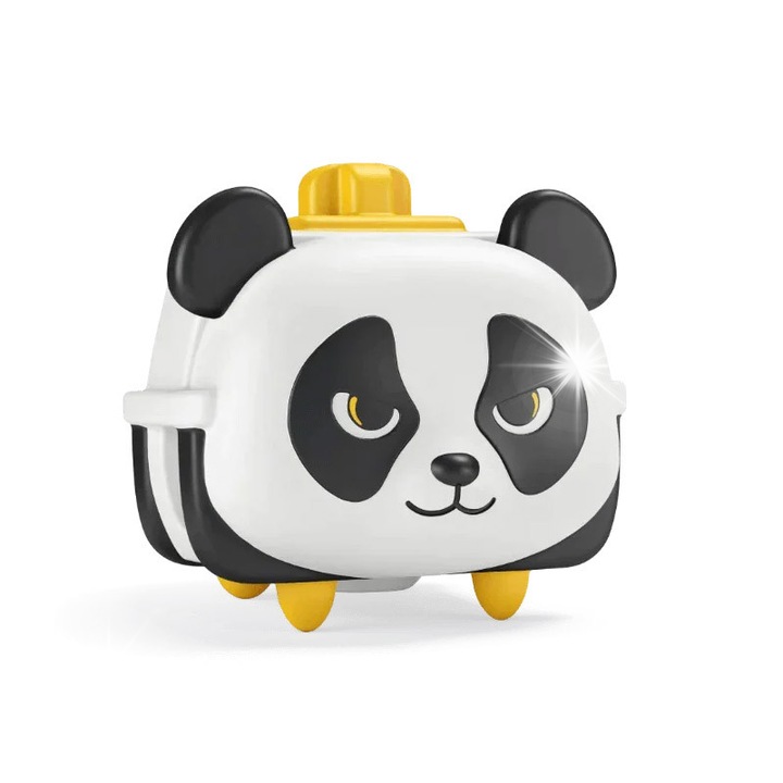 Фигурка Glorious Panda, 3 инча, черно-бяло-жълто, 7.6x8x8см