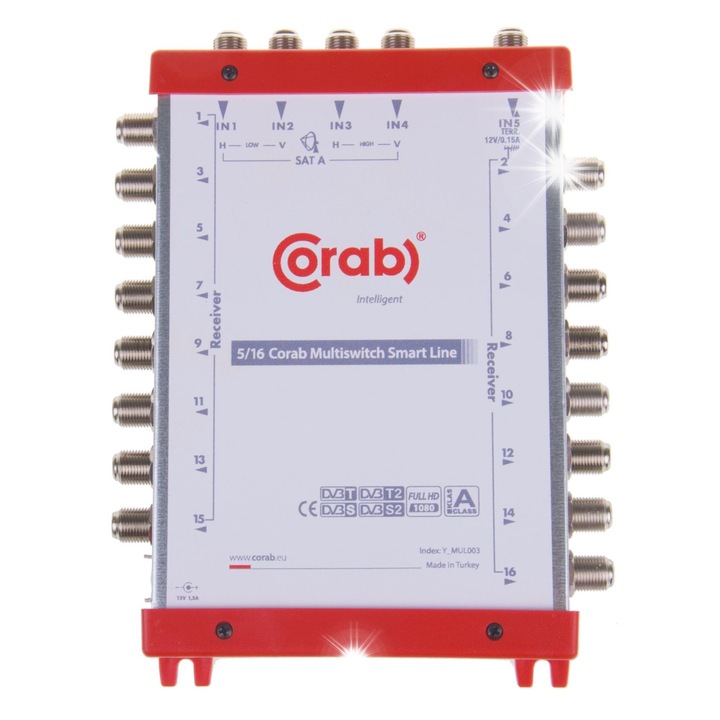 Мултиключ Corab Smart Line 5/16, активен, компактен, 50x255x160mm