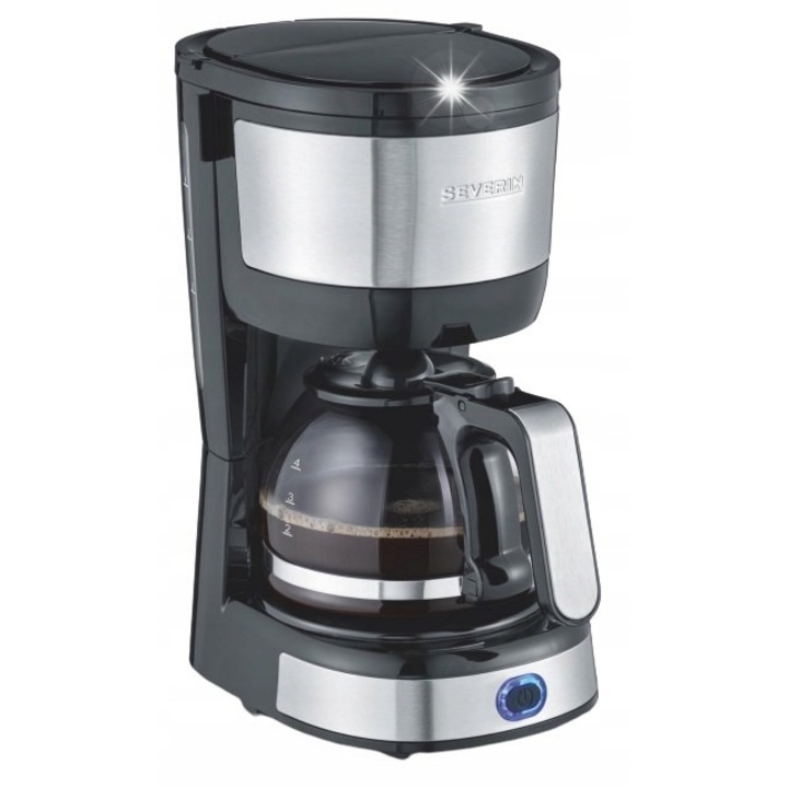 Cafetiere Severin KA 4819, 4 cani, 750W, negru/silver, mecanic