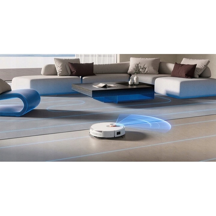 Aspirator robot Xiaomi, model Vacuum, mopare, negru, 32,5cm