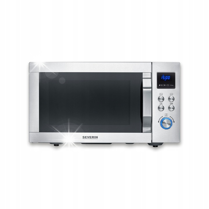 Cuptor cu microunde CASO MCG30, 30l, 2200W, 5 nivele putere, 10 nivele temperatura, 540x300x420mm