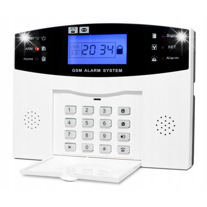 GSM алармена система Heckermann Guardian I, 2x PIR сензори, сирена, 180x130x30мм