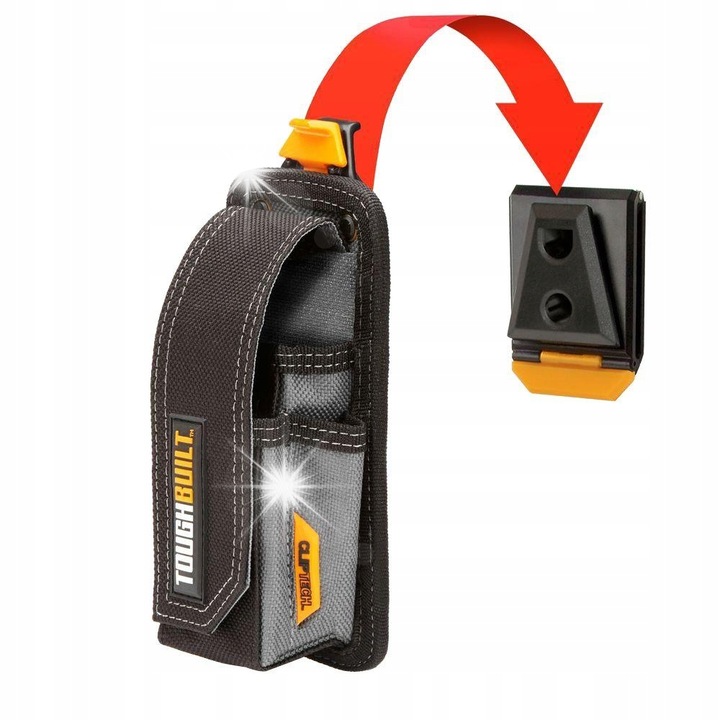 ToughBuilt TB-CT-34-B szerszámrendező, 5 zseb, strapabíró, fekete