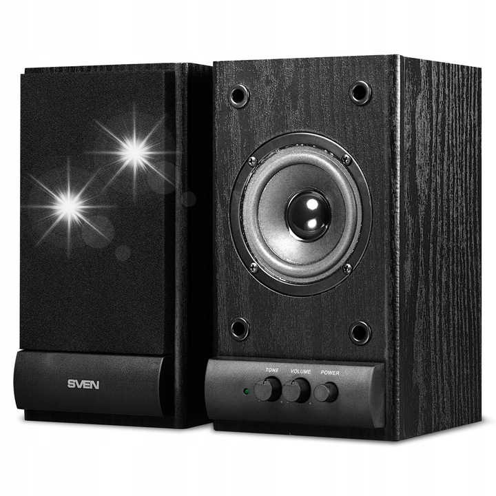 Boxe 2.1 SVEN MS-2080, Bluetooth, radio FM, 70W, negru, cu telecomanda