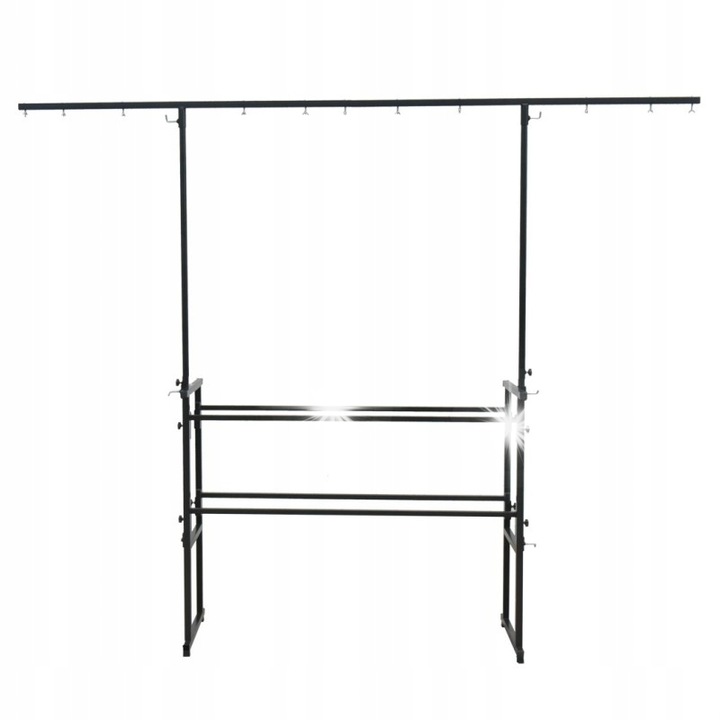 Állvány DJ Stand4Me DJ120T MKII, 4 lábú, fekete, 1,2m széles, 215-246cm magas