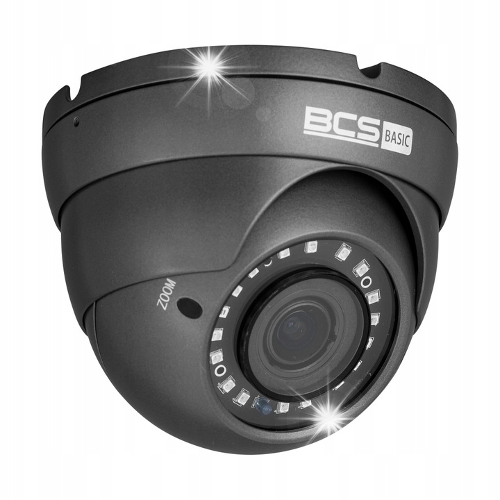 Камера за наблюдение 8Mpix BCS-B-DK82812, 2.8mm-12mm, IR 30m, графит, IP65