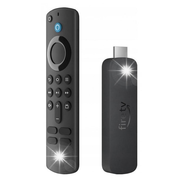 Amazon Fire TV Stick 4K multimédia lejátszó, 4K Ultra HD, Dolby Vision, Wi-Fi 6, 99x30x14mm