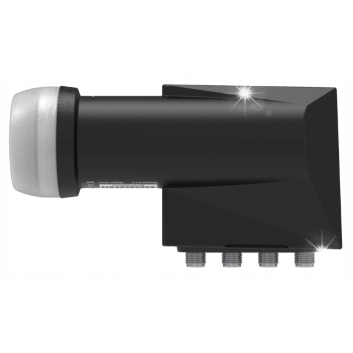 TV-SAT átalakító Inverto Quattro Ultra, 0,2 dB, 10,7-11,7 GHz, fekete