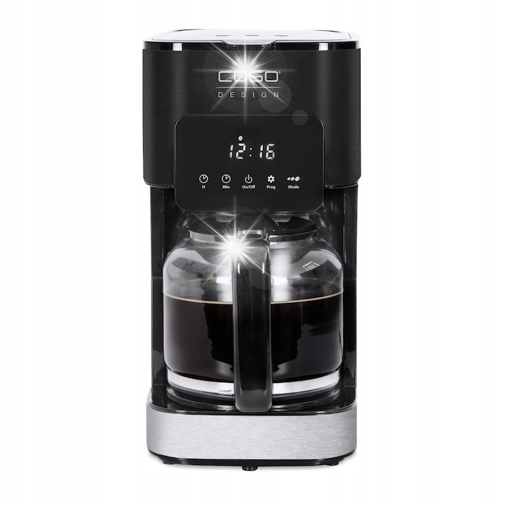 Cafetiere Severin KA 4815, 1000W, 1,25L, negru, set cu dzbanek din sticla