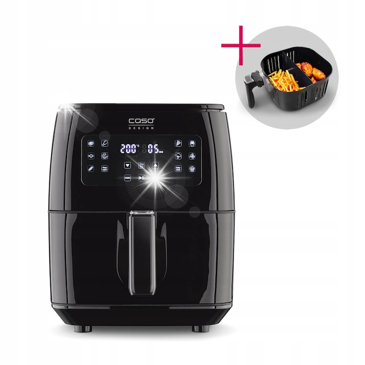 Friteuza Fritel Turbo SF4151, 3L, 2400W, neagră, sistem Cool Zone
