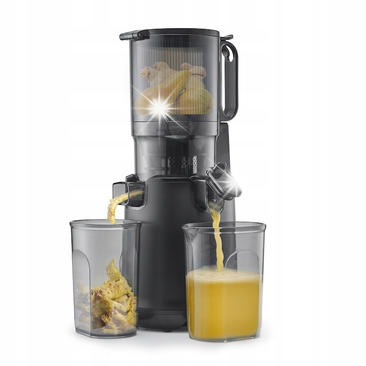 Storcator de citrice Cecotec, 1L, 40W, negru, set cu 2 stoze