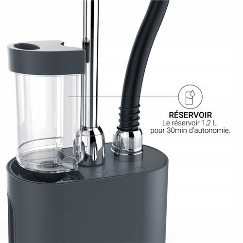 Parownica verticala SteamOne UNILYS 2, 2000W, 42g/min, gri inchis, 27x15x38cm